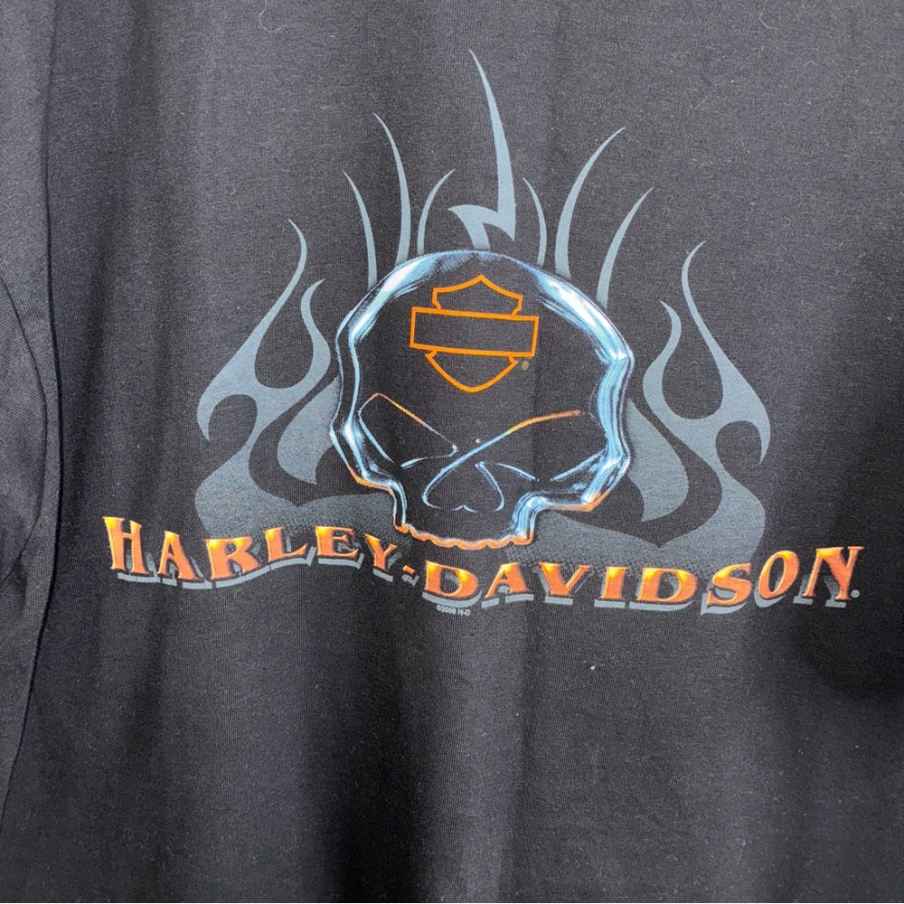 Harley Davidson of Wildwood Skull Tshirt Size 2X - Picture 2 of 7
